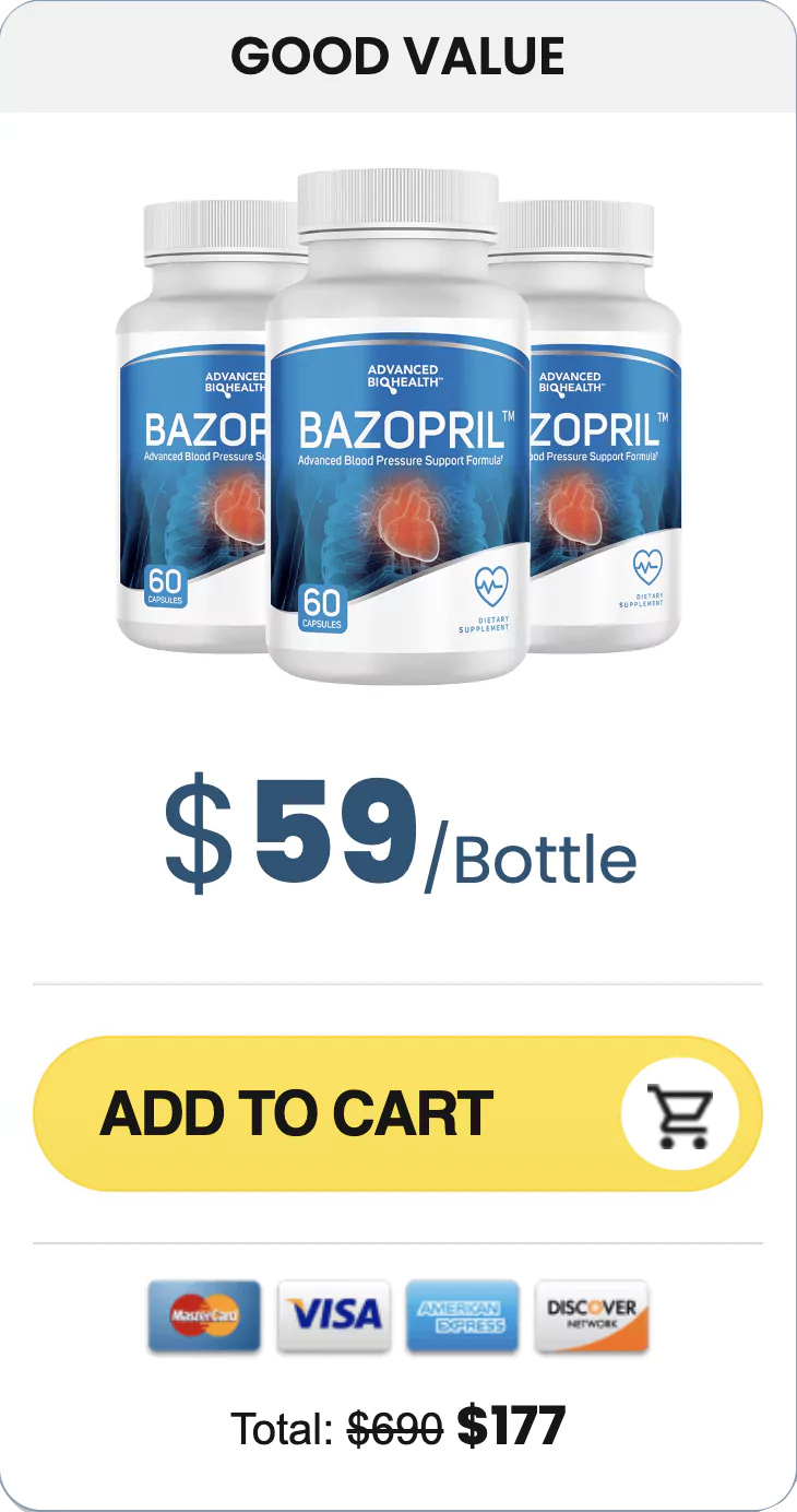 Bazopril - 3 bottles